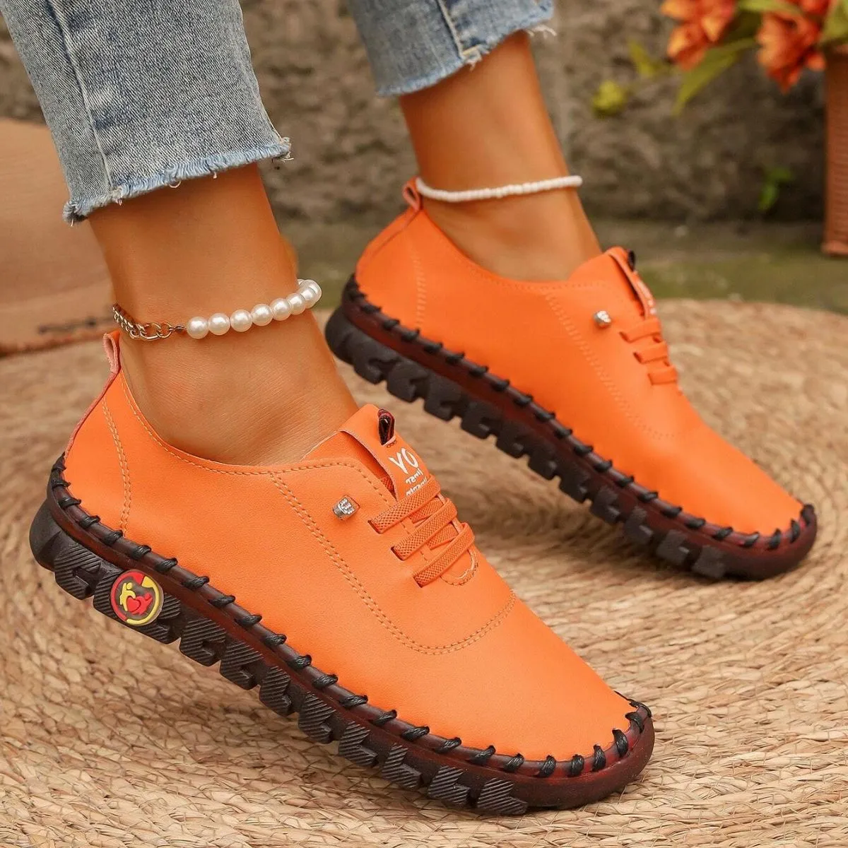 Maya | Anti-slip orthopedic leather shoes