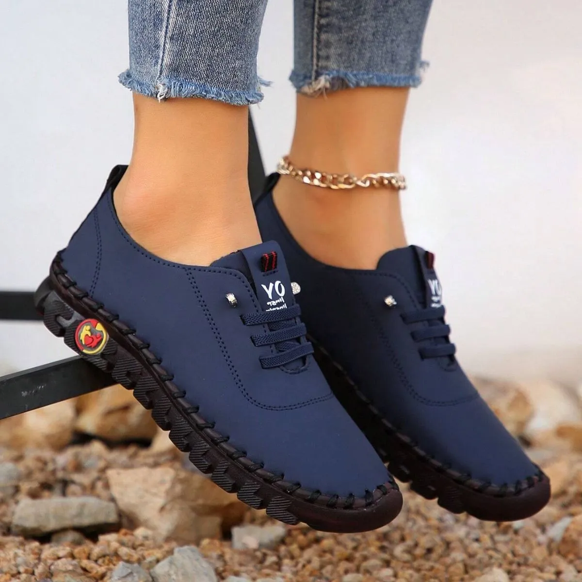 Maya | Anti-slip orthopedic leather shoes