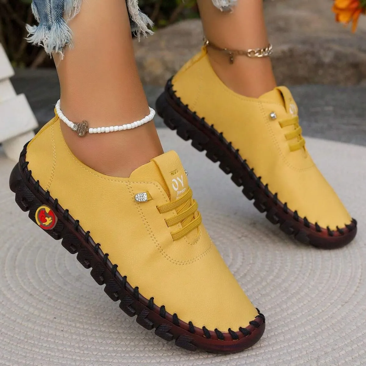 Maya | Anti-slip orthopedic leather shoes