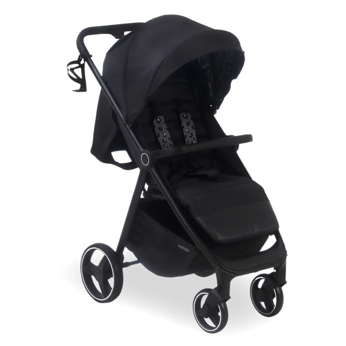 MB160 Plus Pushchair - Black Leopard