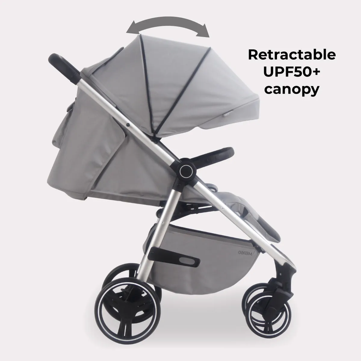 MB160 Plus Pushchair - Grey Tropical