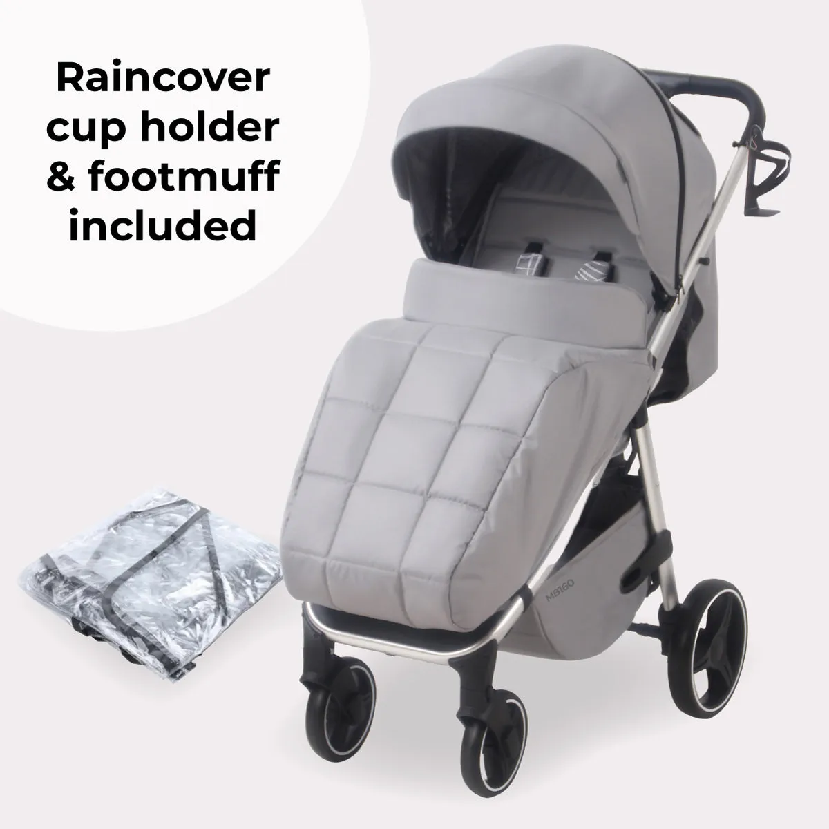 MB160 Plus Pushchair - Grey Tropical