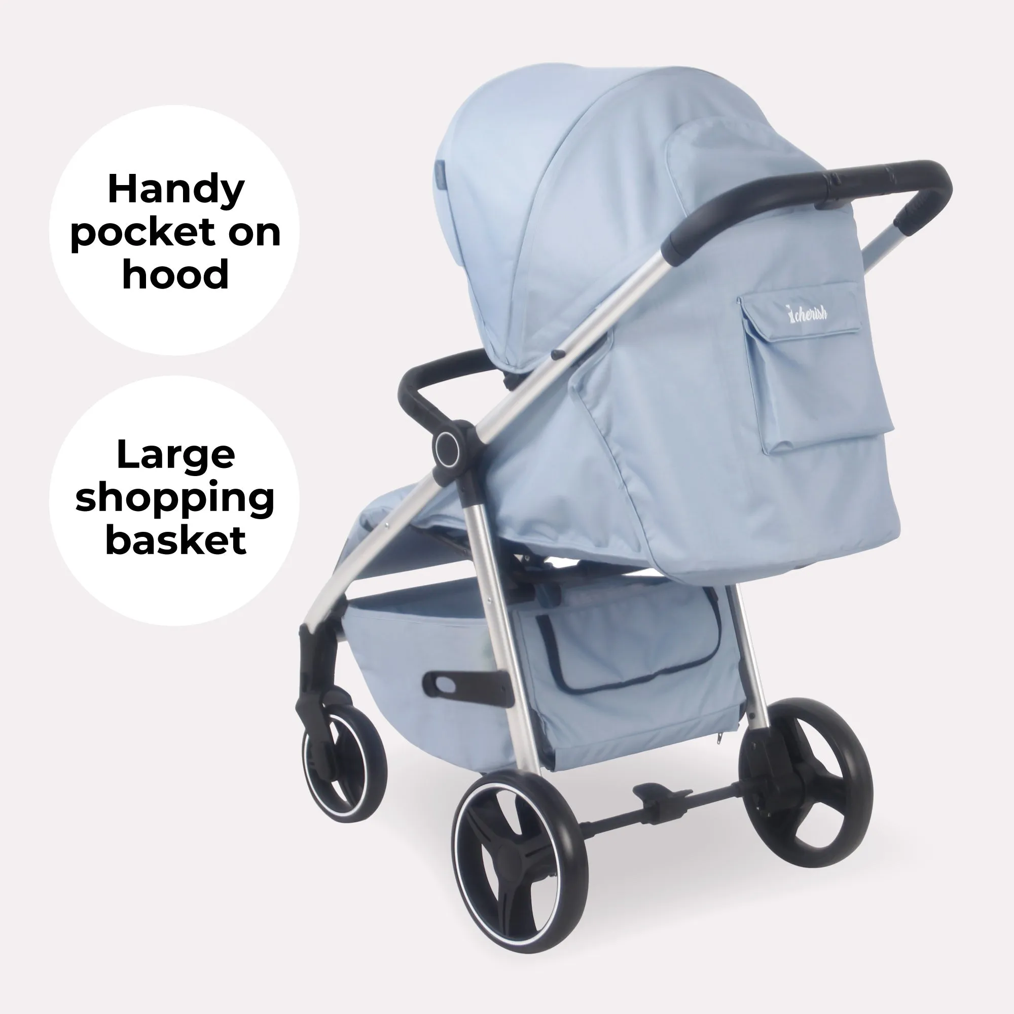 MB160 Pushchair - Blue Plaid