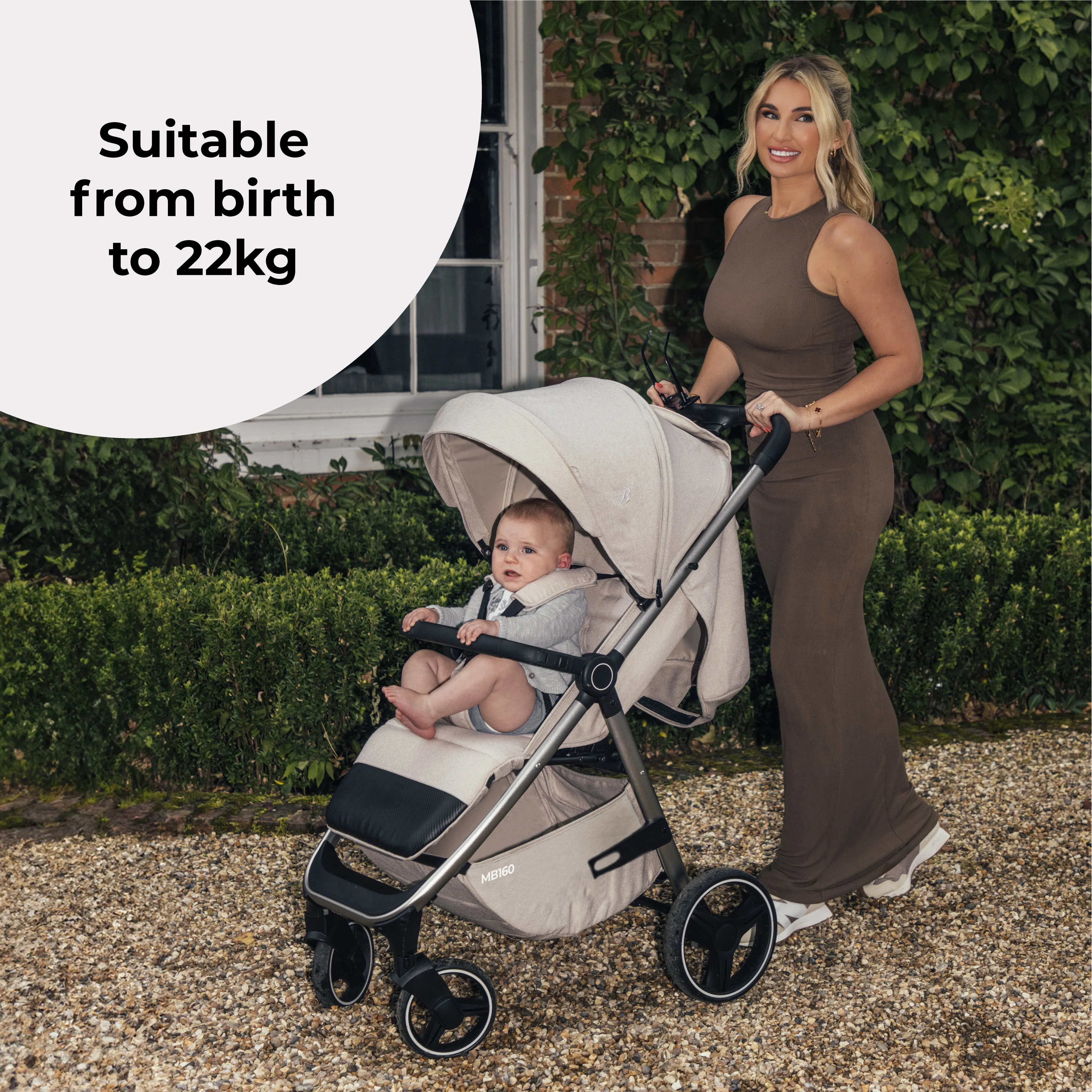 MB160 Pushchair - Oatmeal