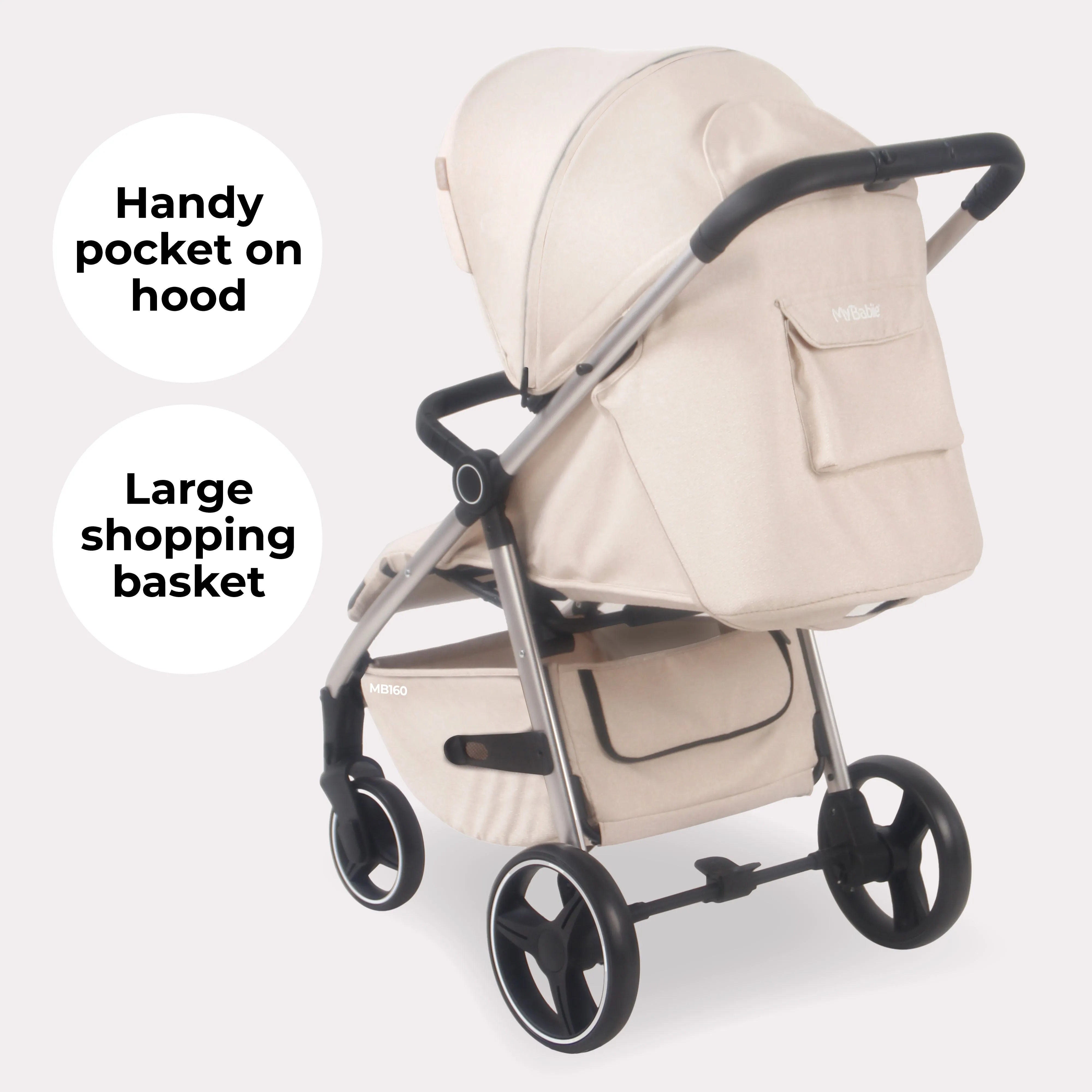 MB160 Pushchair - Oatmeal