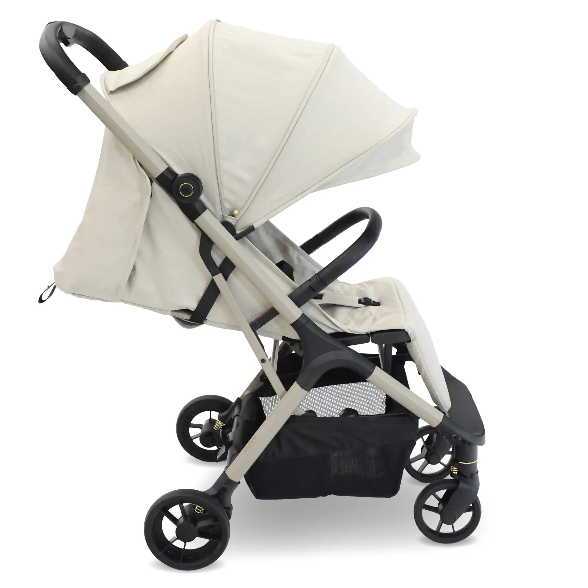 MBX7 Plus Auto-Fold Stroller - Ivory