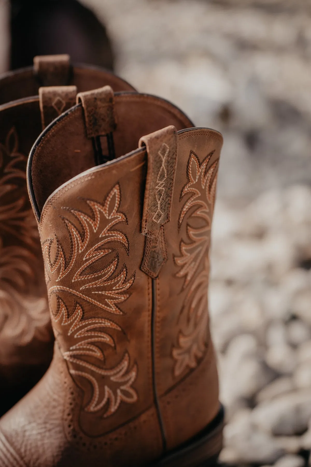 Men's Ariat 'Oakwood' Brown Cowboy Boots (Sizes 10.5 & 11.5 EE only)