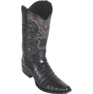Men’s Los Altos Caiman Belly Boots European Square Toe