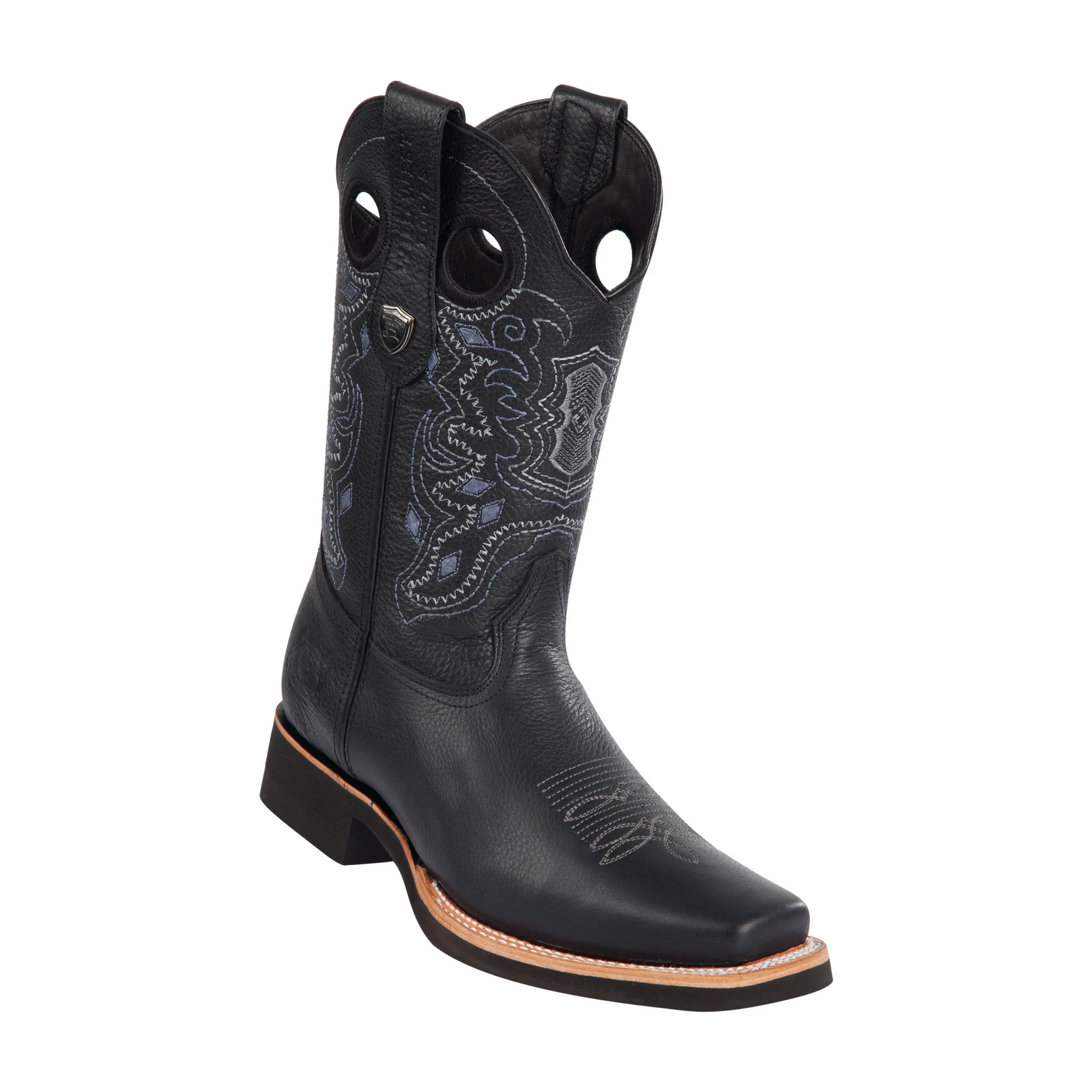 Men's Wild West Grisly With Rubber Sole Boots Square Toe