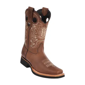 Men's Wild West Grisly With Rubber Sole Boots Square Toe