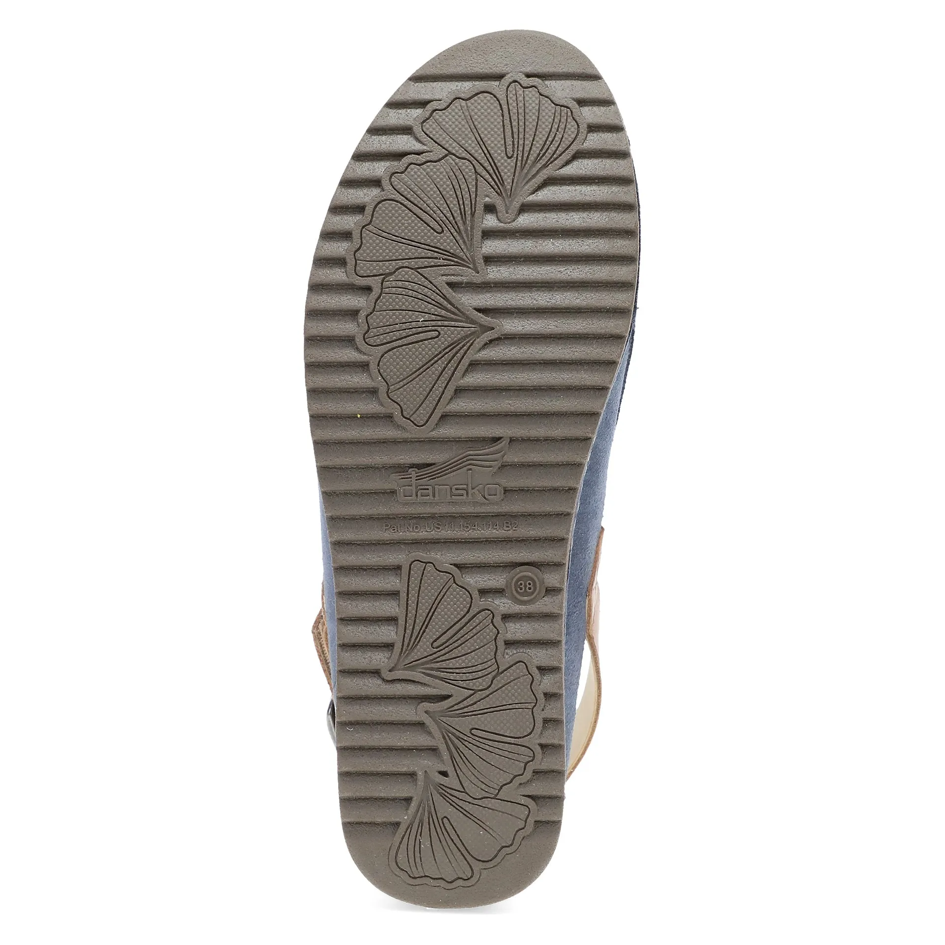 Merrin - Blue Burnished Suede Mule - 9605-545300
