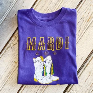 MG Boots Kids Tee-purple