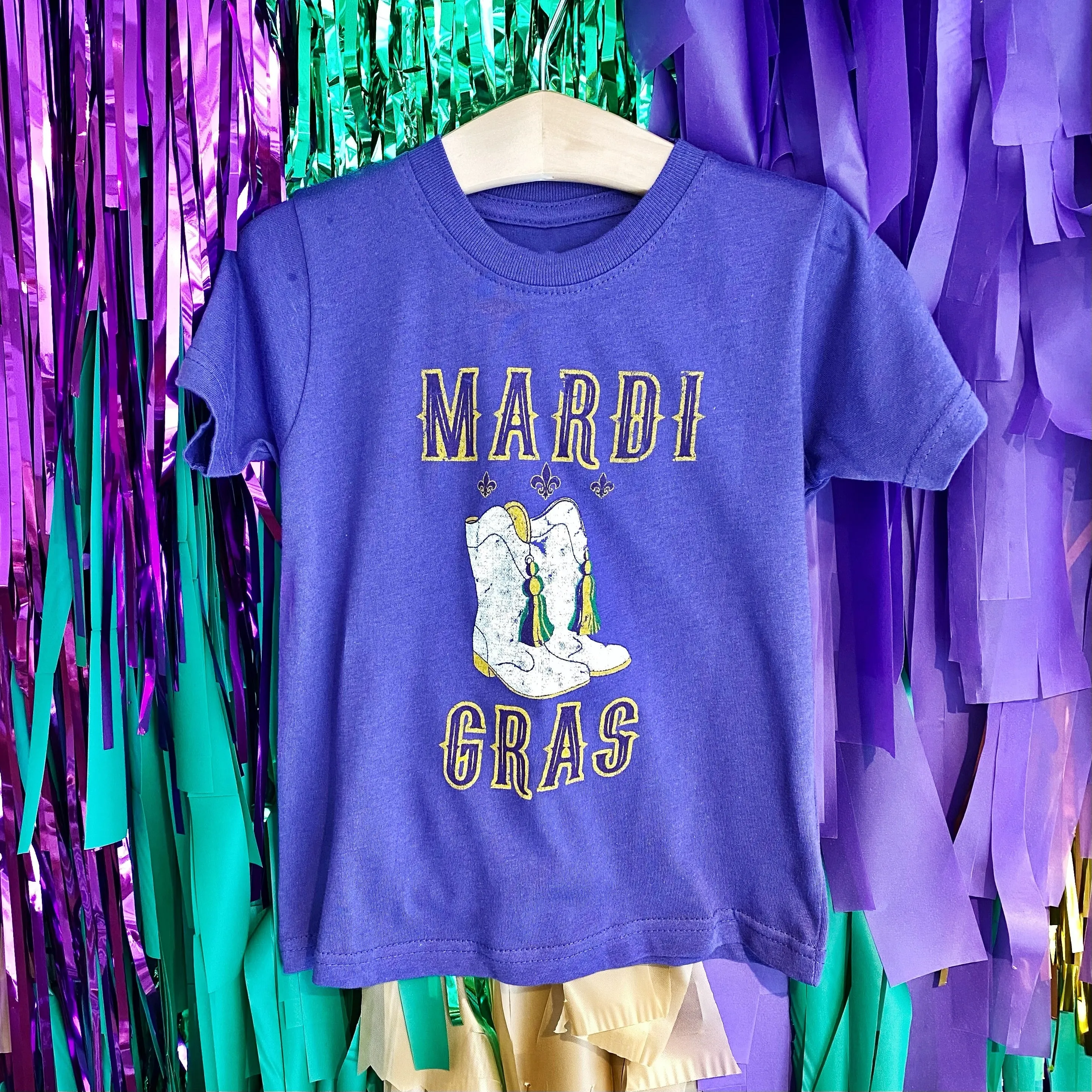 MG Boots Kids Tee-purple