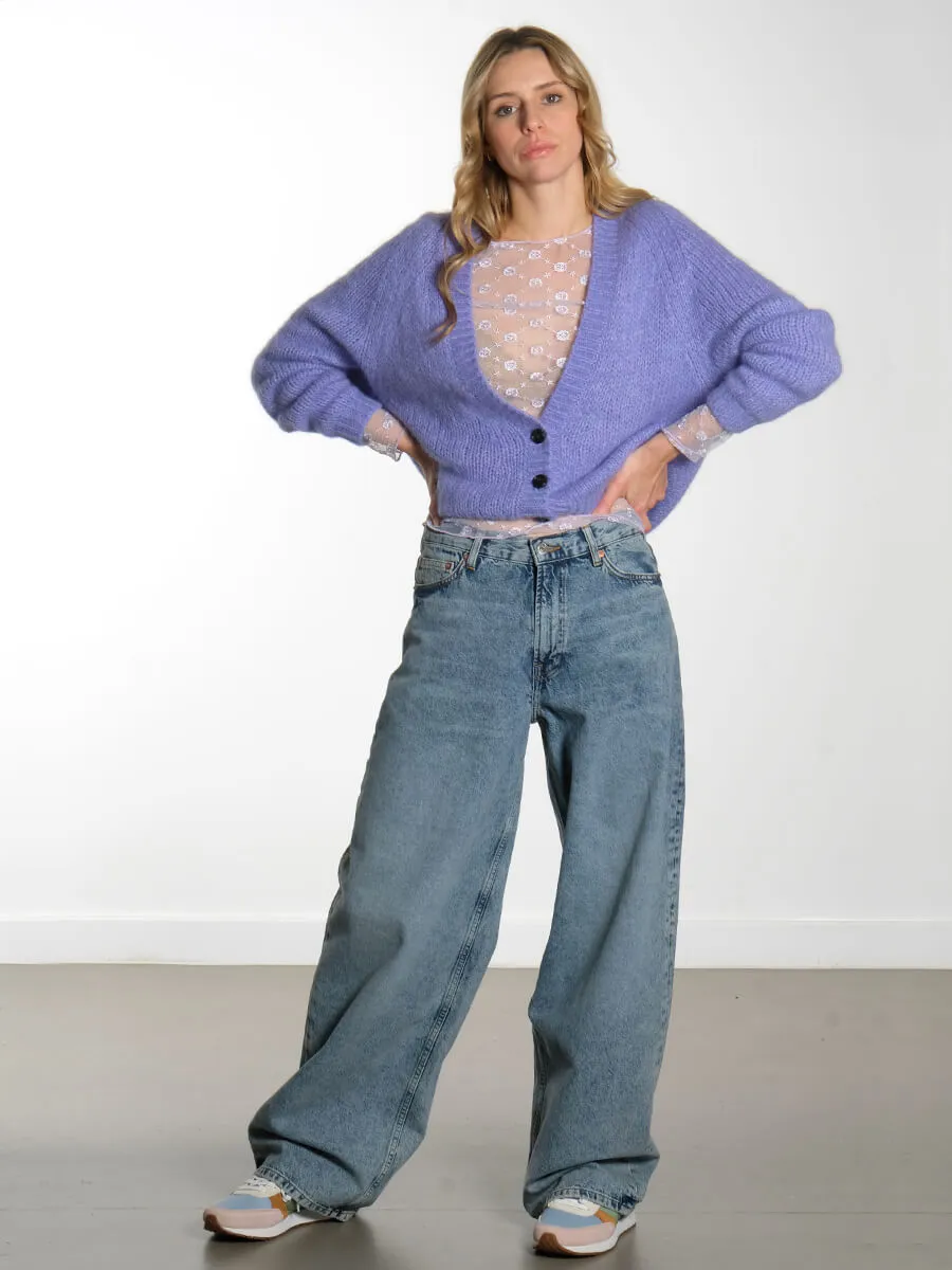 Morgan Cardigan - Purple