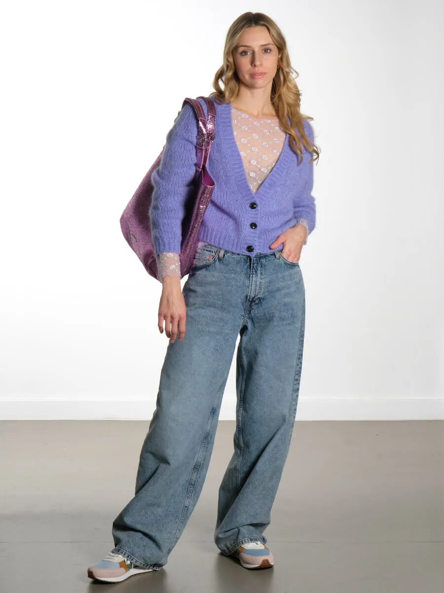 Morgan Cardigan - Purple