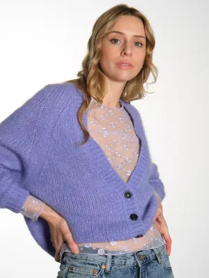 Morgan Cardigan - Purple