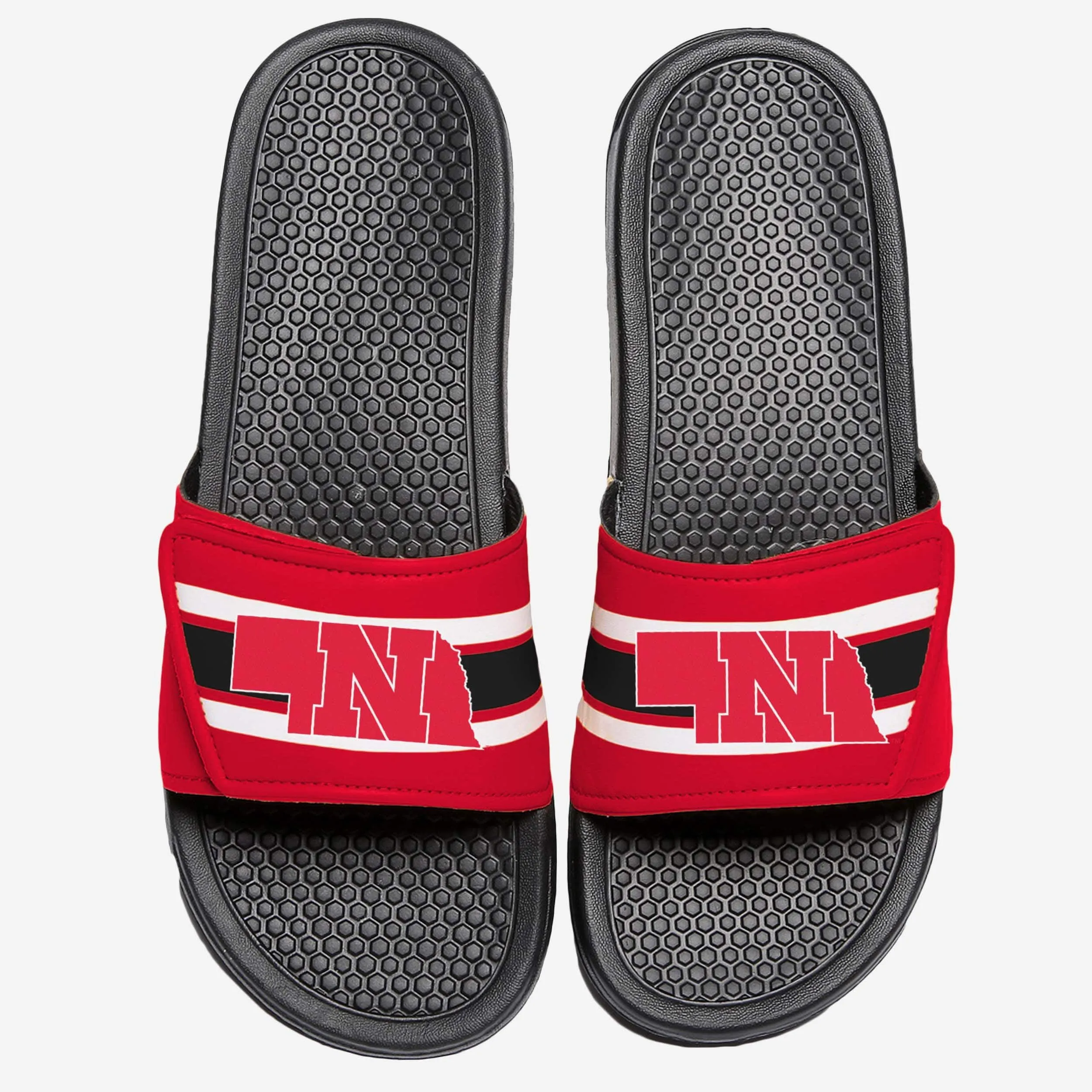 Nebraska Cornhuskers Stripe Legacy Sport Slide