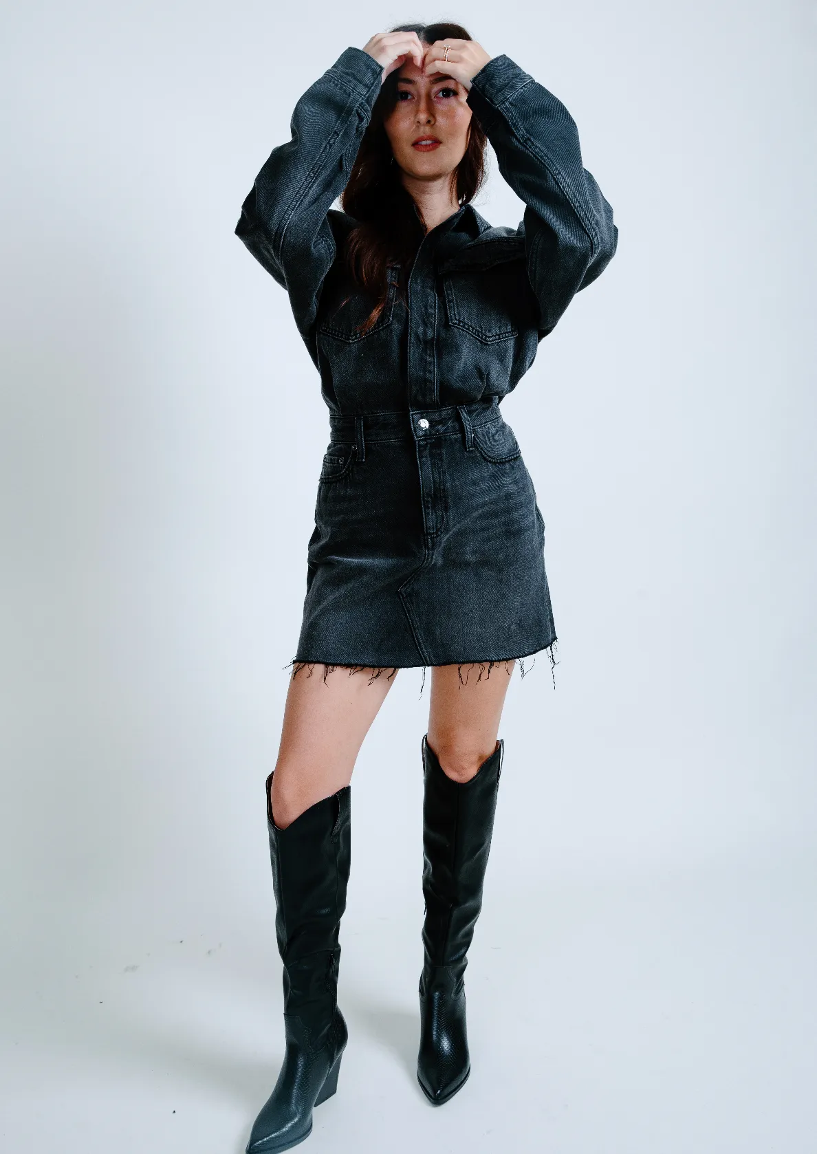 Nina Long Sleeve Mini Dress - Station