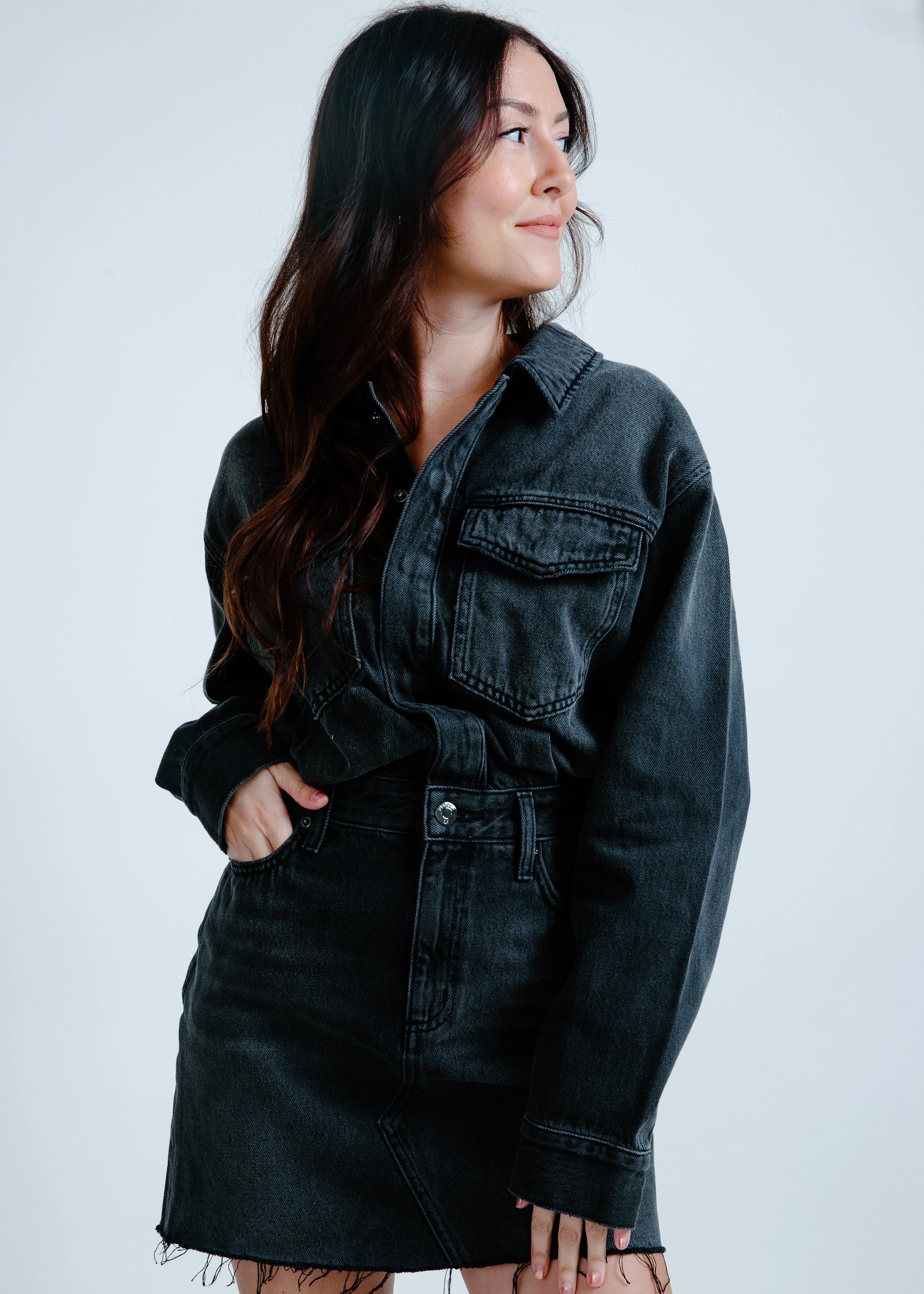 Nina Long Sleeve Mini Dress - Station