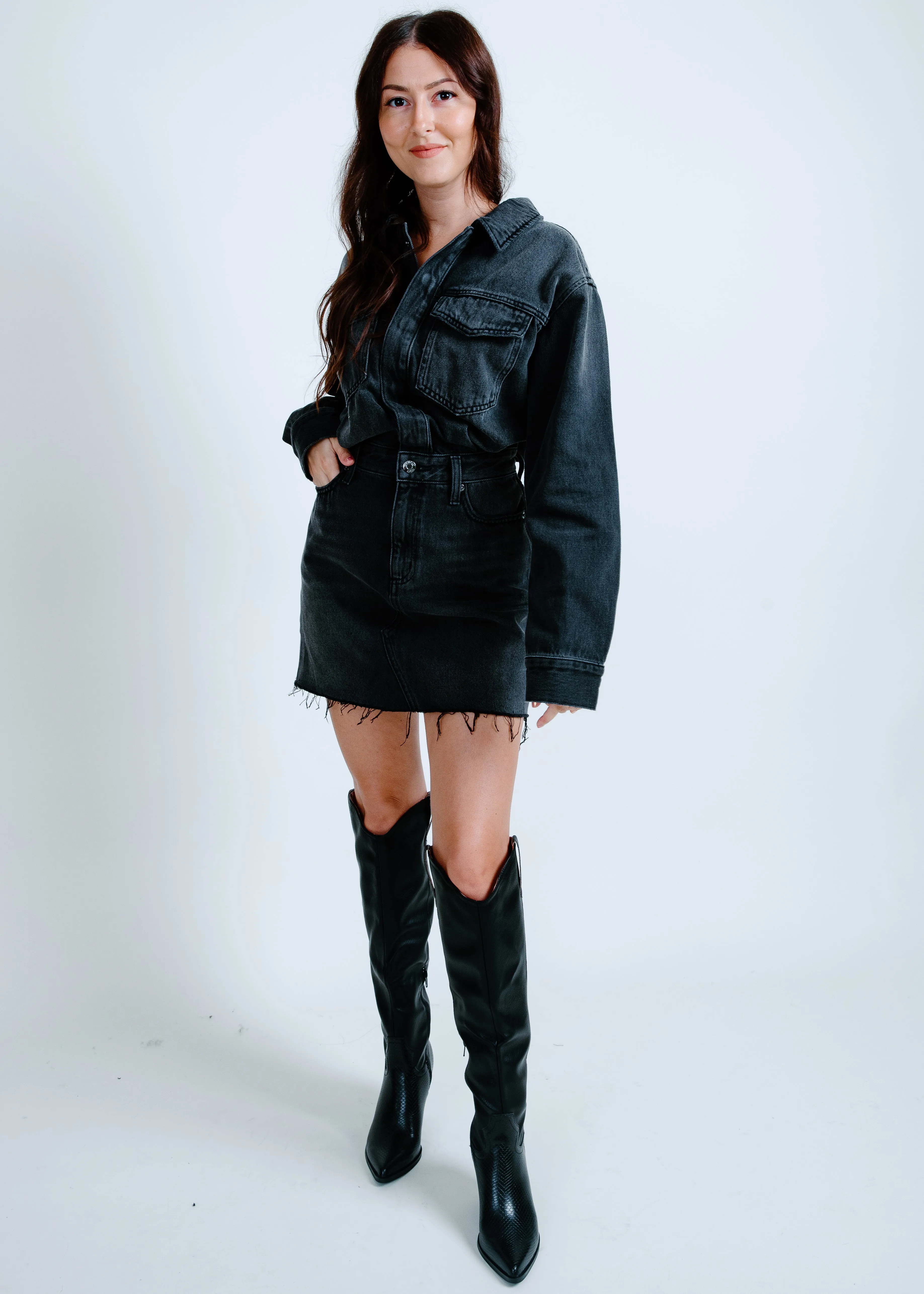 Nina Long Sleeve Mini Dress - Station