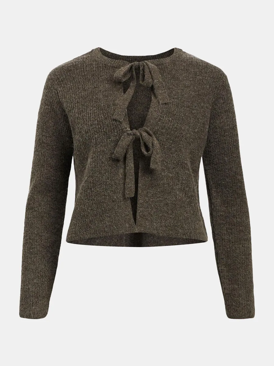 OBJParvi Knit Cardigan - Morel