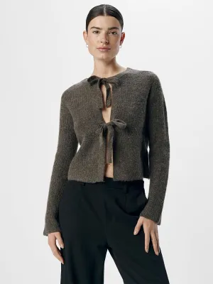 OBJParvi Knit Cardigan - Morel