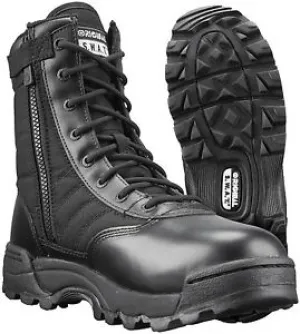ORIGINAL SWAT CLASSIC 9" SIDE-ZIP MENS BOOTS BLACK