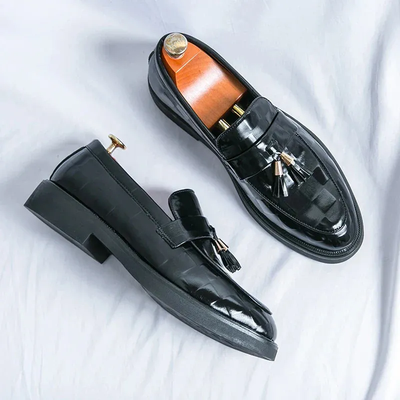 P. Murano | Leather Penny Loafers