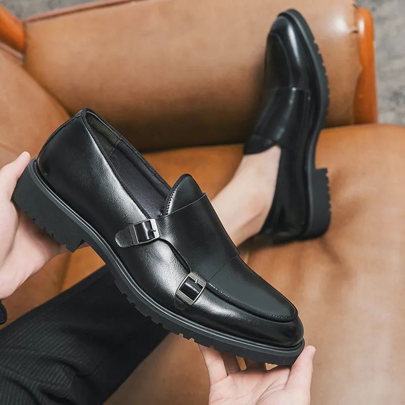 Plus Size Formal Leather Loafers | Office Shoes for Men