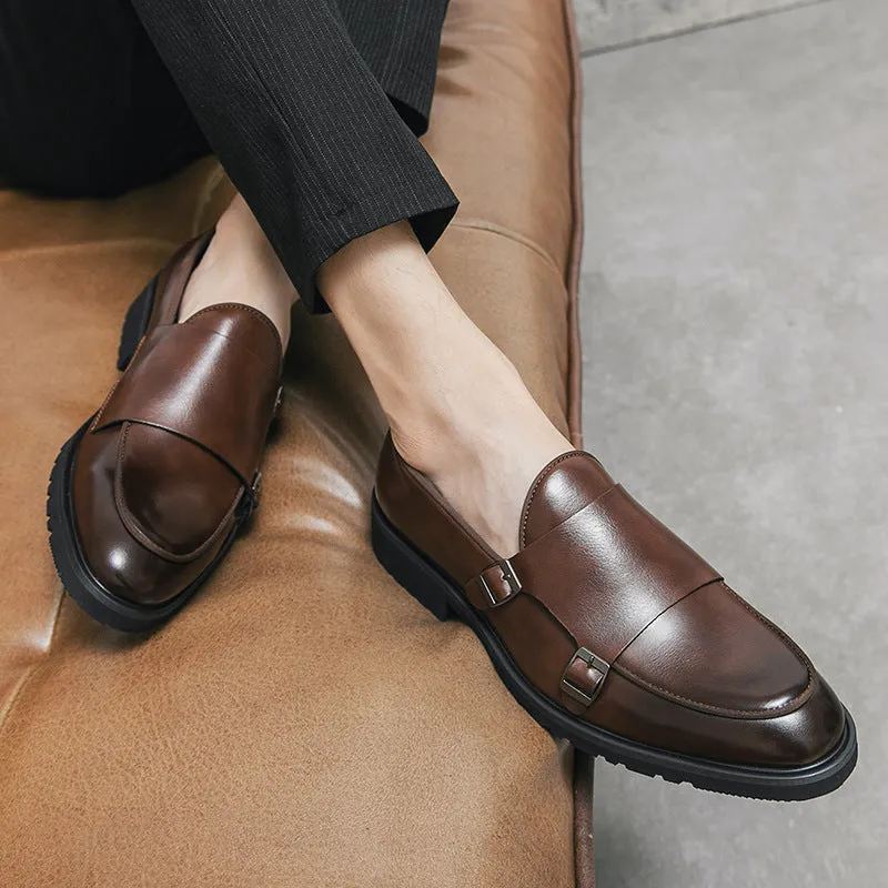 Plus Size Formal Leather Loafers | Office Shoes for Men