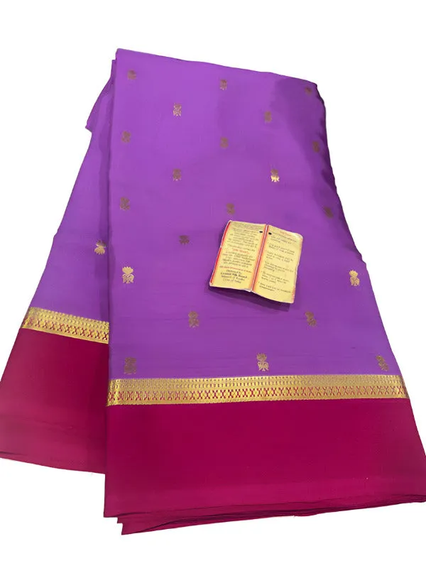 Pure Mysoore Zari Buta Silk Saree