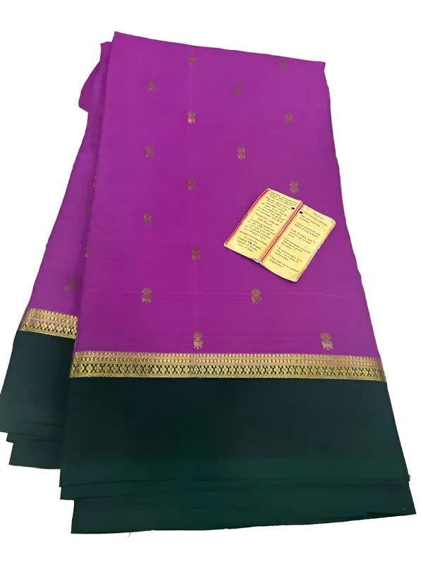 Pure Mysoore Zari Buta Silk Saree