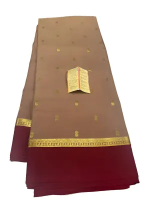 Pure Mysoore Zari Buta Silk Saree