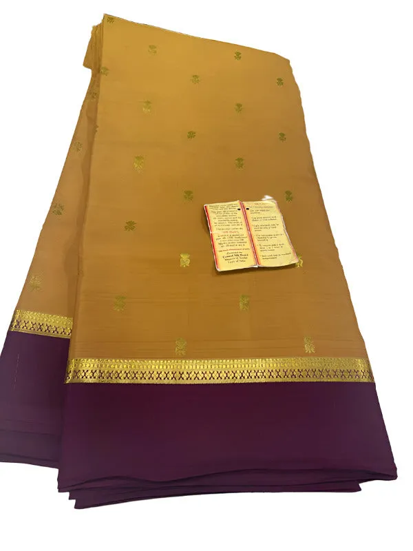 Pure Mysoore Zari Buta Silk Saree