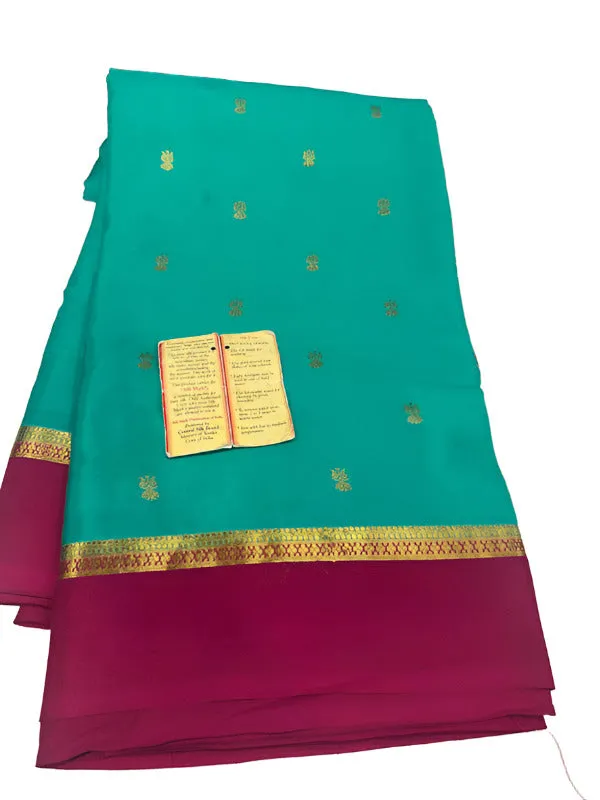 Pure Mysoore Zari Buta Silk Saree