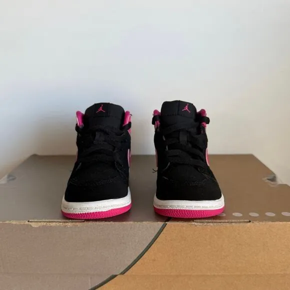 RARE 2015 Nike Air Jordan 1 Retro High ‘Vivid Pink’ Toddler Sneakers - SZ 6 C