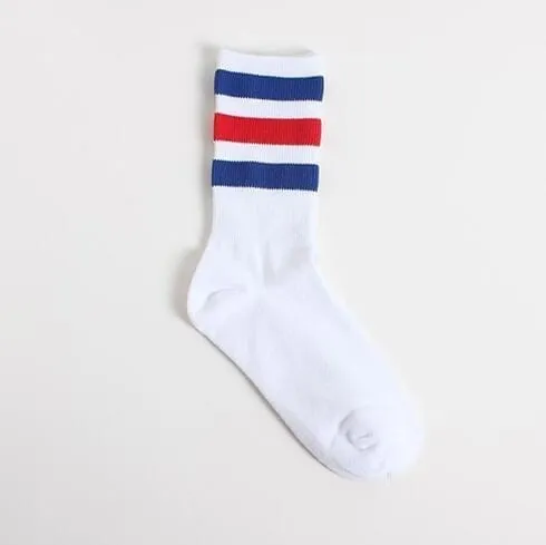 Retro Stripe Ankle Length Socks