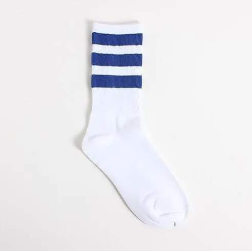 Retro Stripe Ankle Length Socks