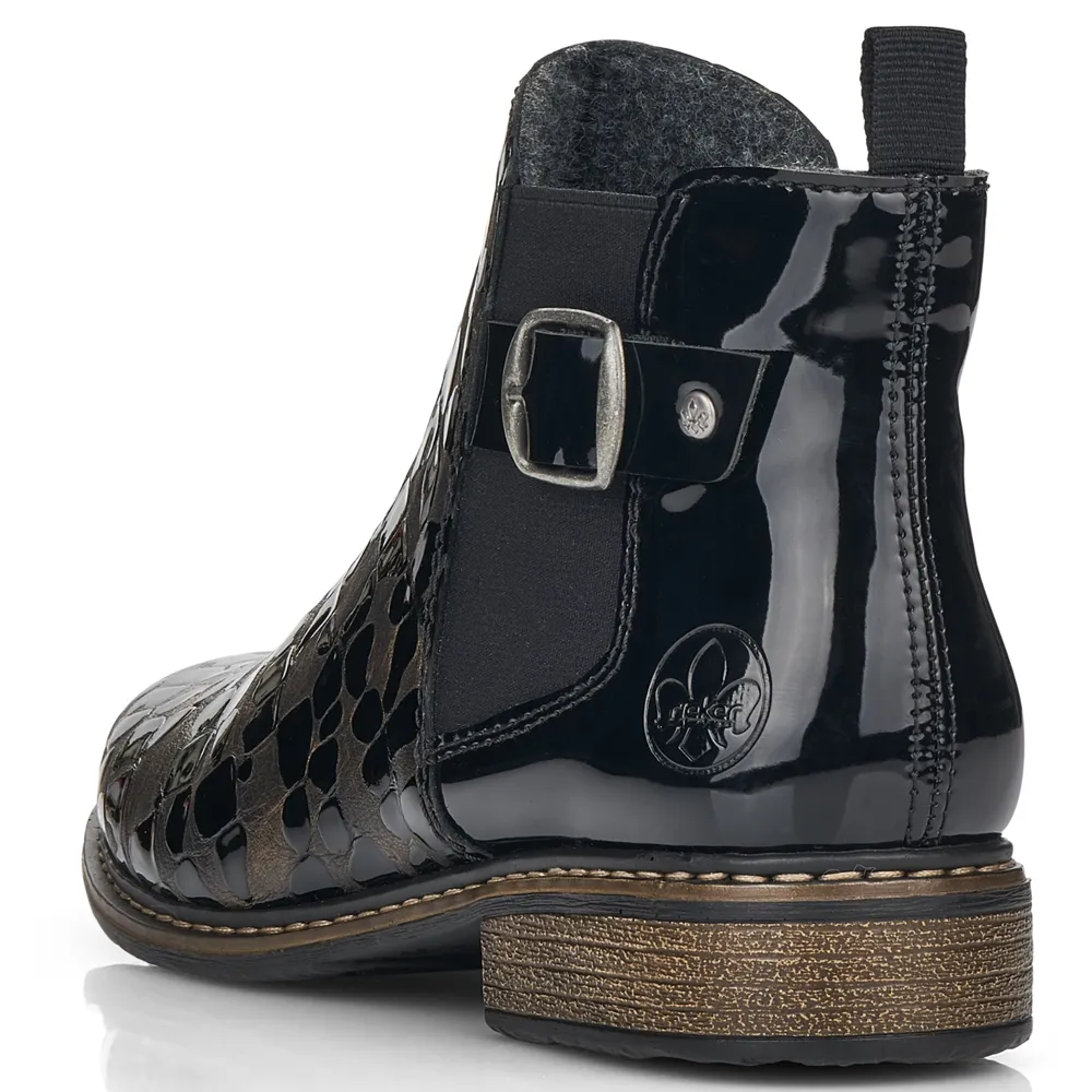 Rieker Z4965-90 (Stacey) Bronze/Black Boots