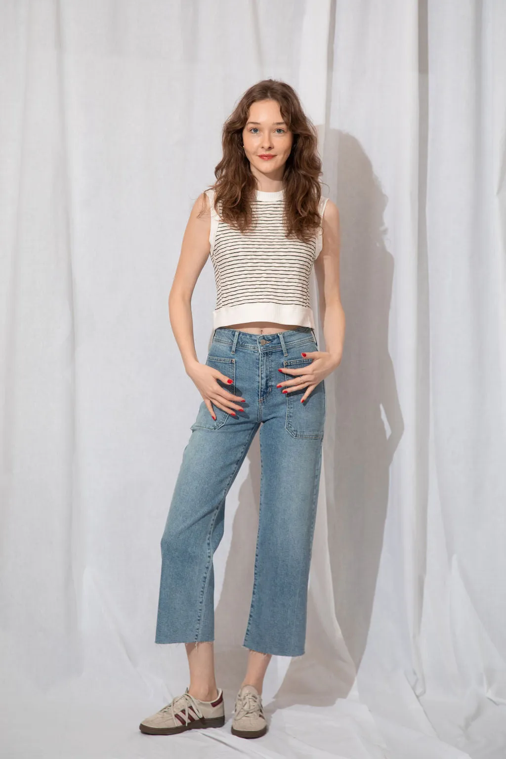 Sakura Striped Top