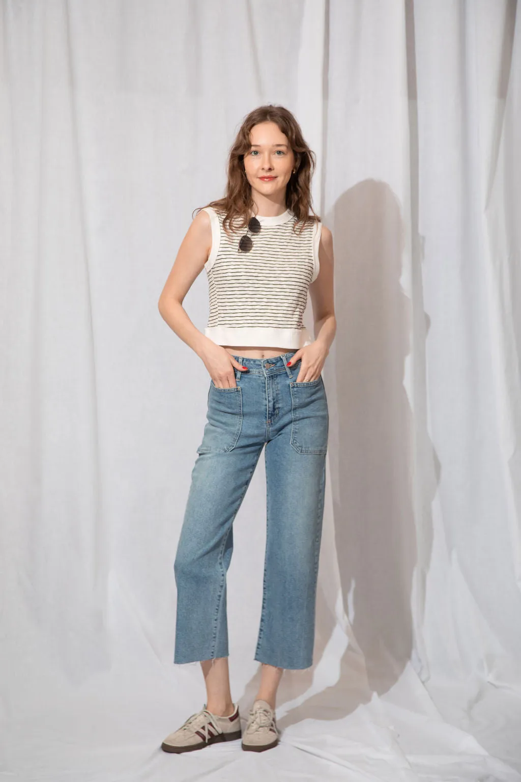 Sakura Striped Top