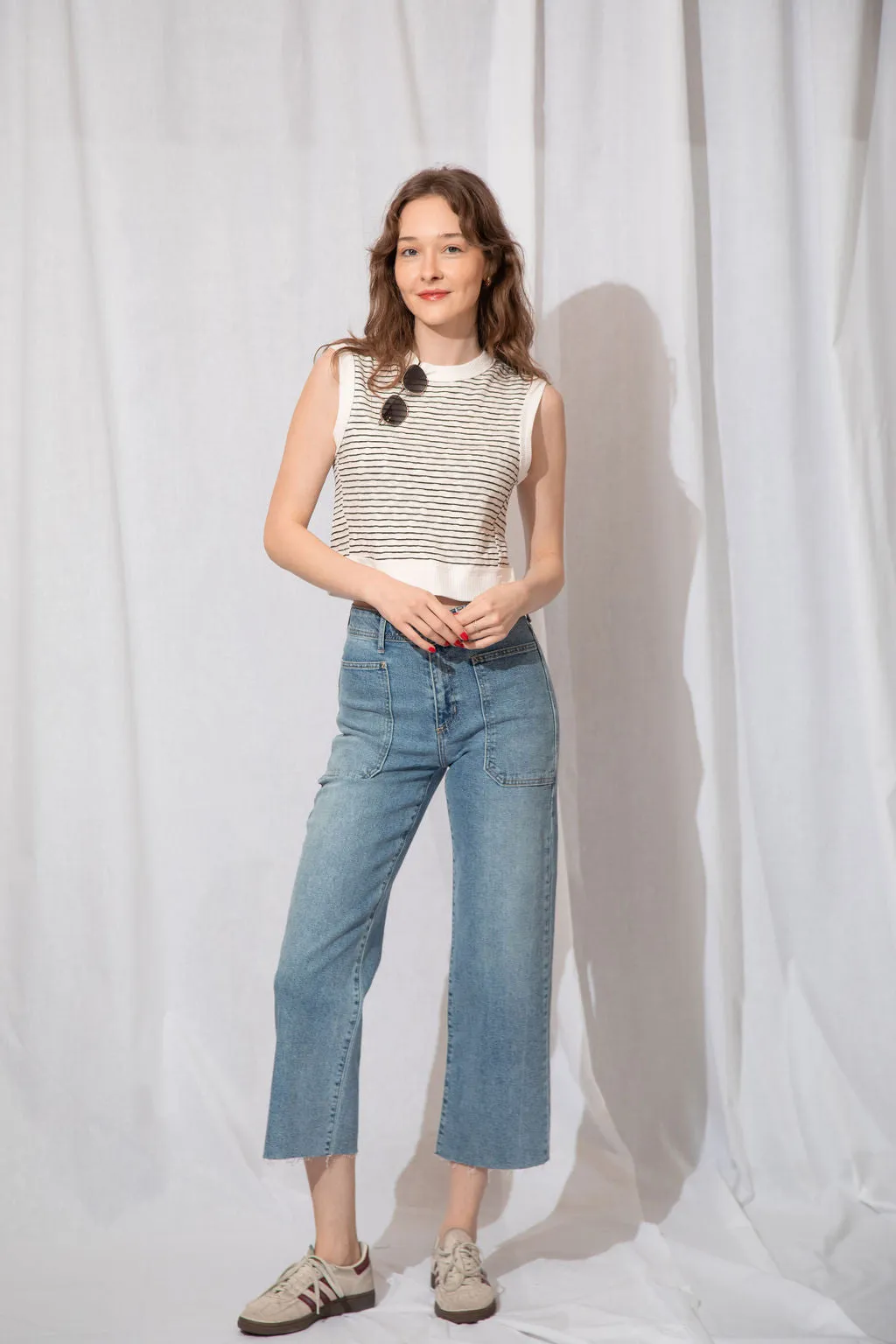 Sakura Striped Top