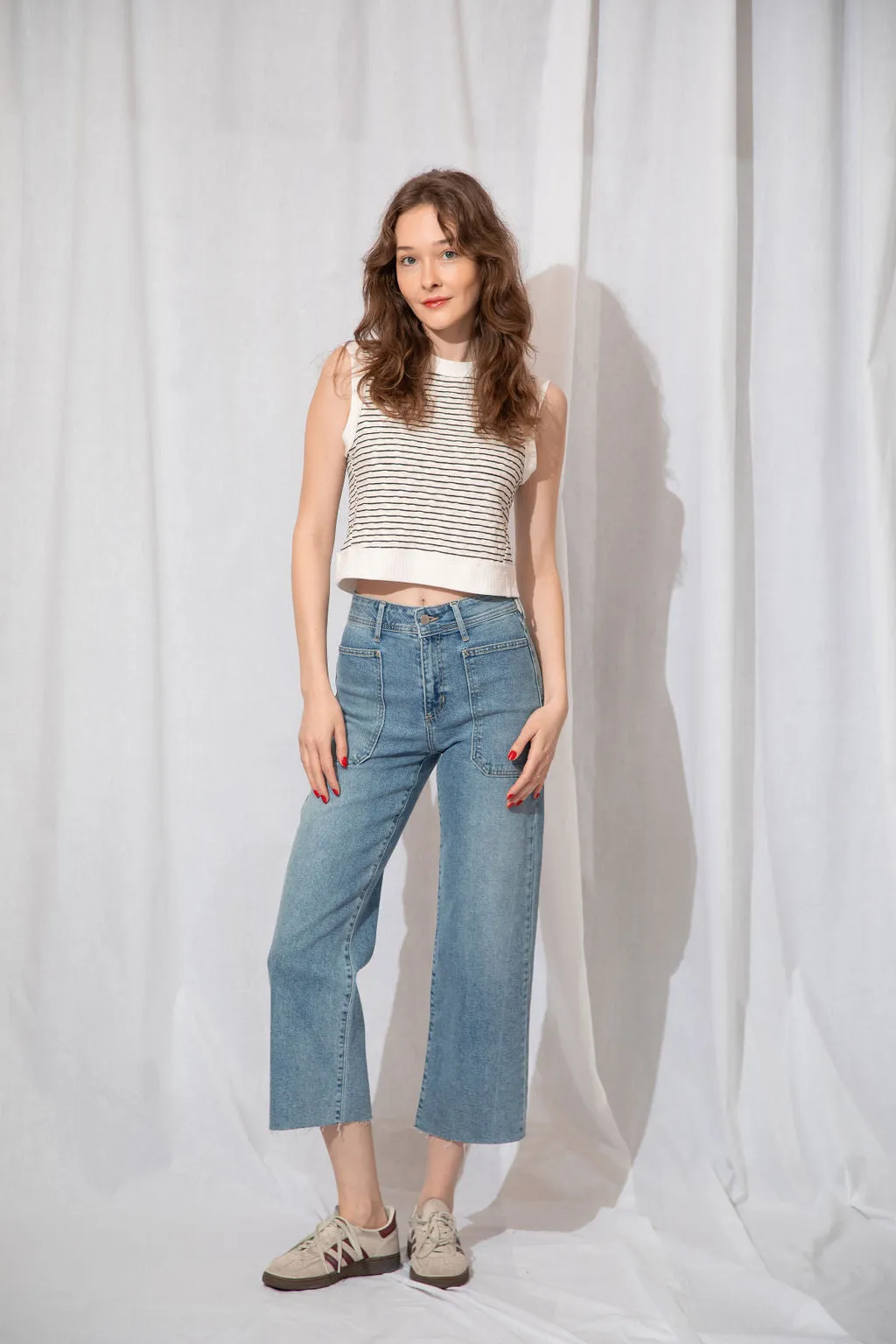 Sakura Striped Top
