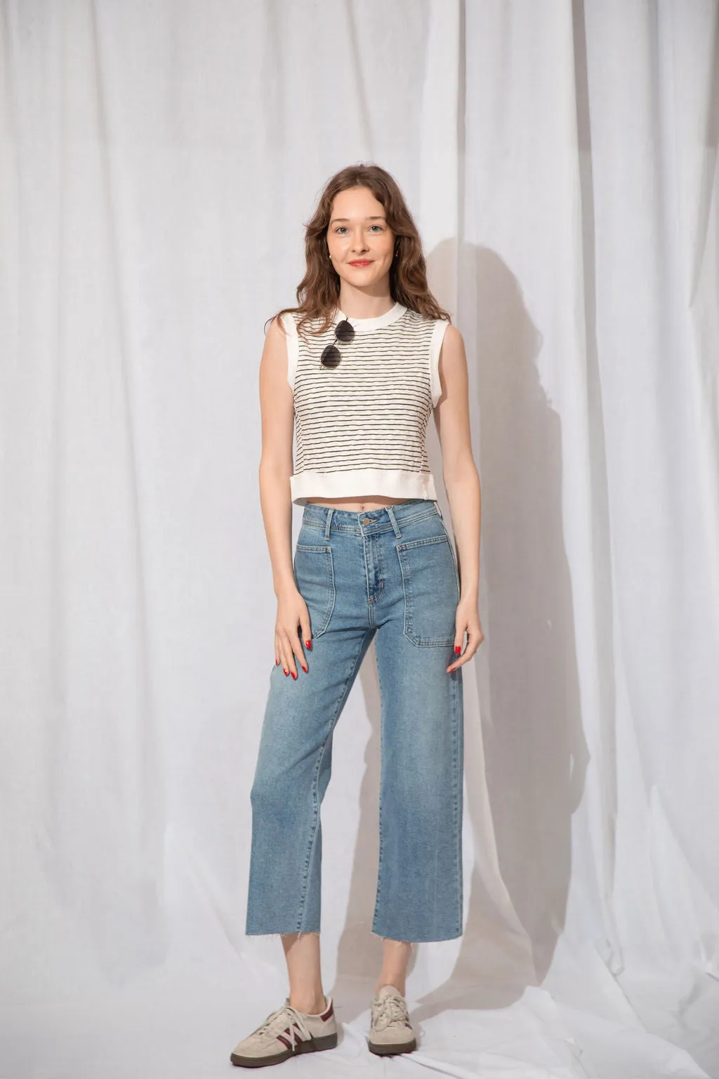 Sakura Striped Top
