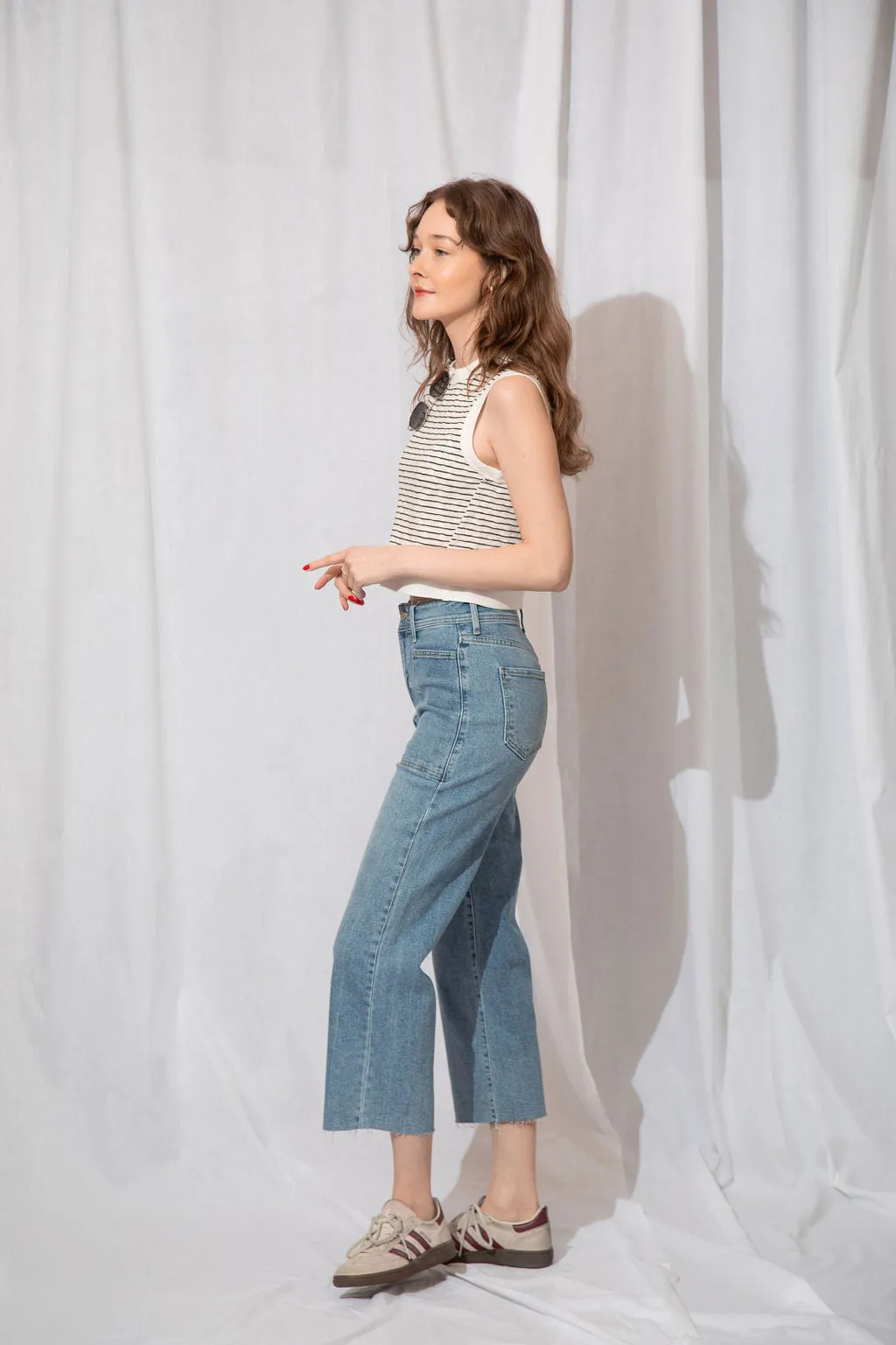 Sakura Striped Top