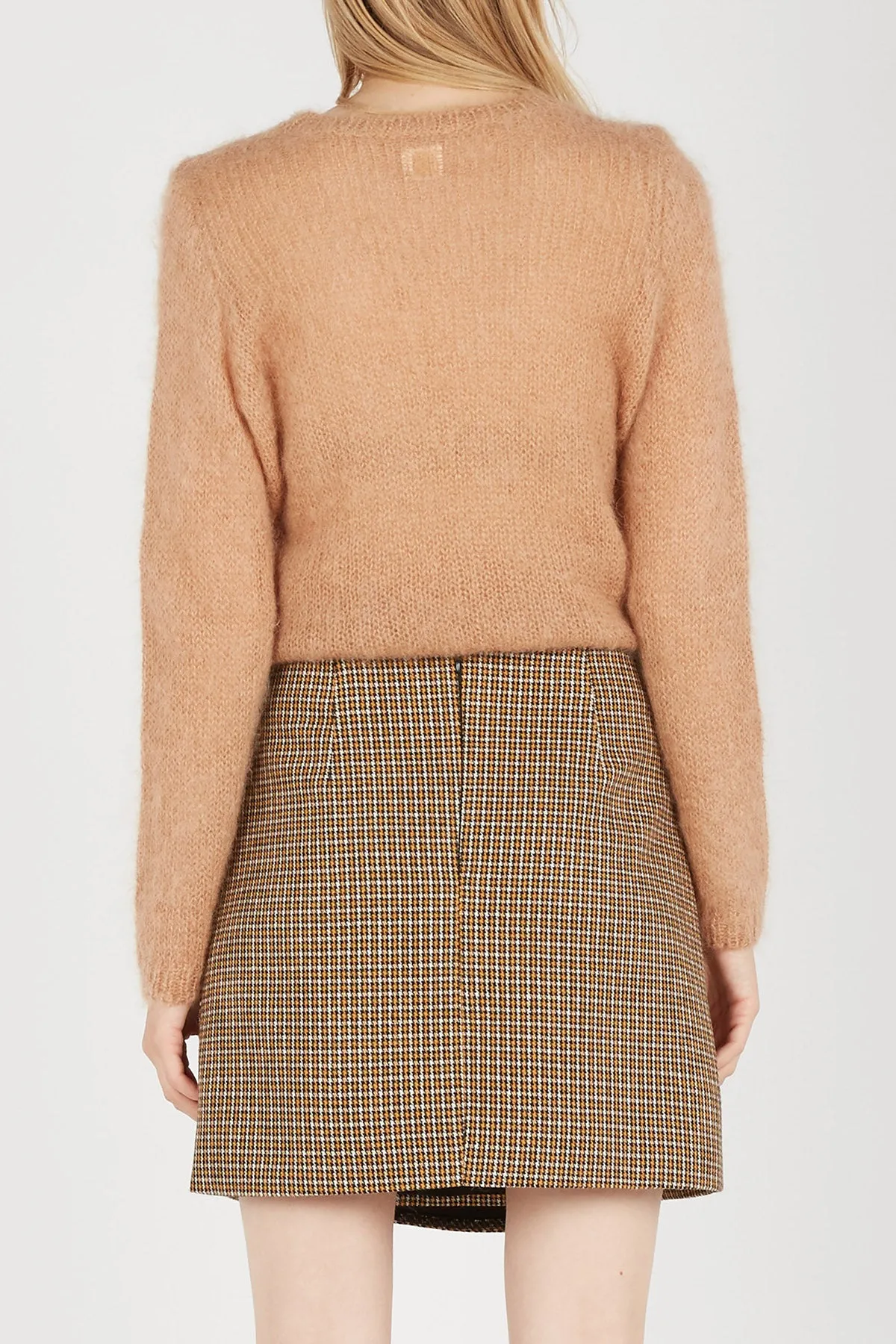 See U Soon Amanda Skirt Houndstooth (Yellow)