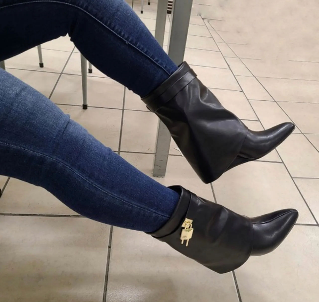 Shoe Game Sick Baddie Calve Boots