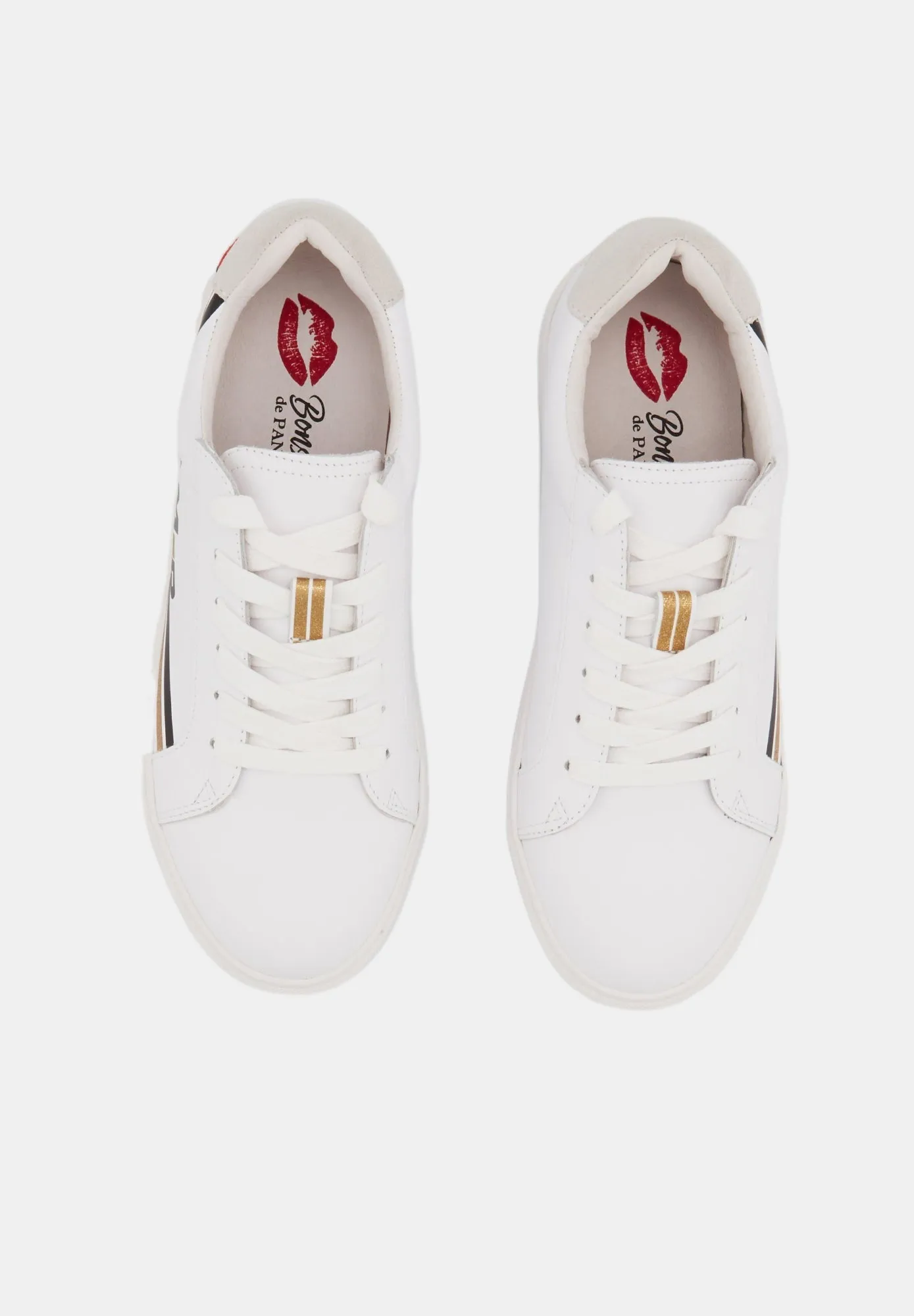 Simone Retro Amour-Blanc/Gold