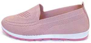 SPATI Women's Knitting Mesh Flat Walking Shoes