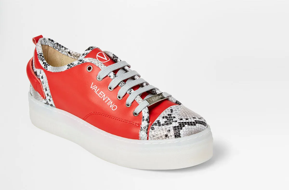 SS20 - Sneakers - Dalia Sauvage Python - Red
